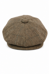 Șapcă bărbătească Peaky Blinders în carouri Tweed
