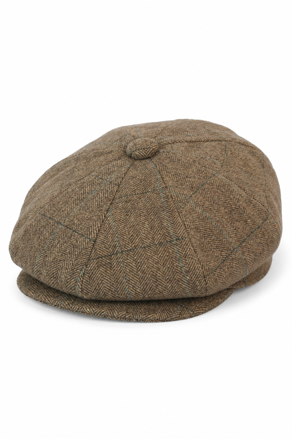 Șapcă bărbătească Peaky Blinders în carouri Tweed