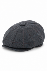 Șapcă bărbătească Peaky Blinders în carouri Tweed