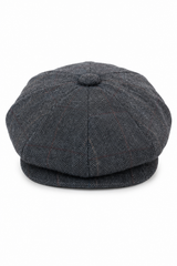 Șapcă bărbătească Peaky Blinders în carouri Tweed