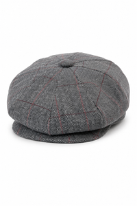 Șapcă bărbătească Peaky Blinders în carouri Tweed