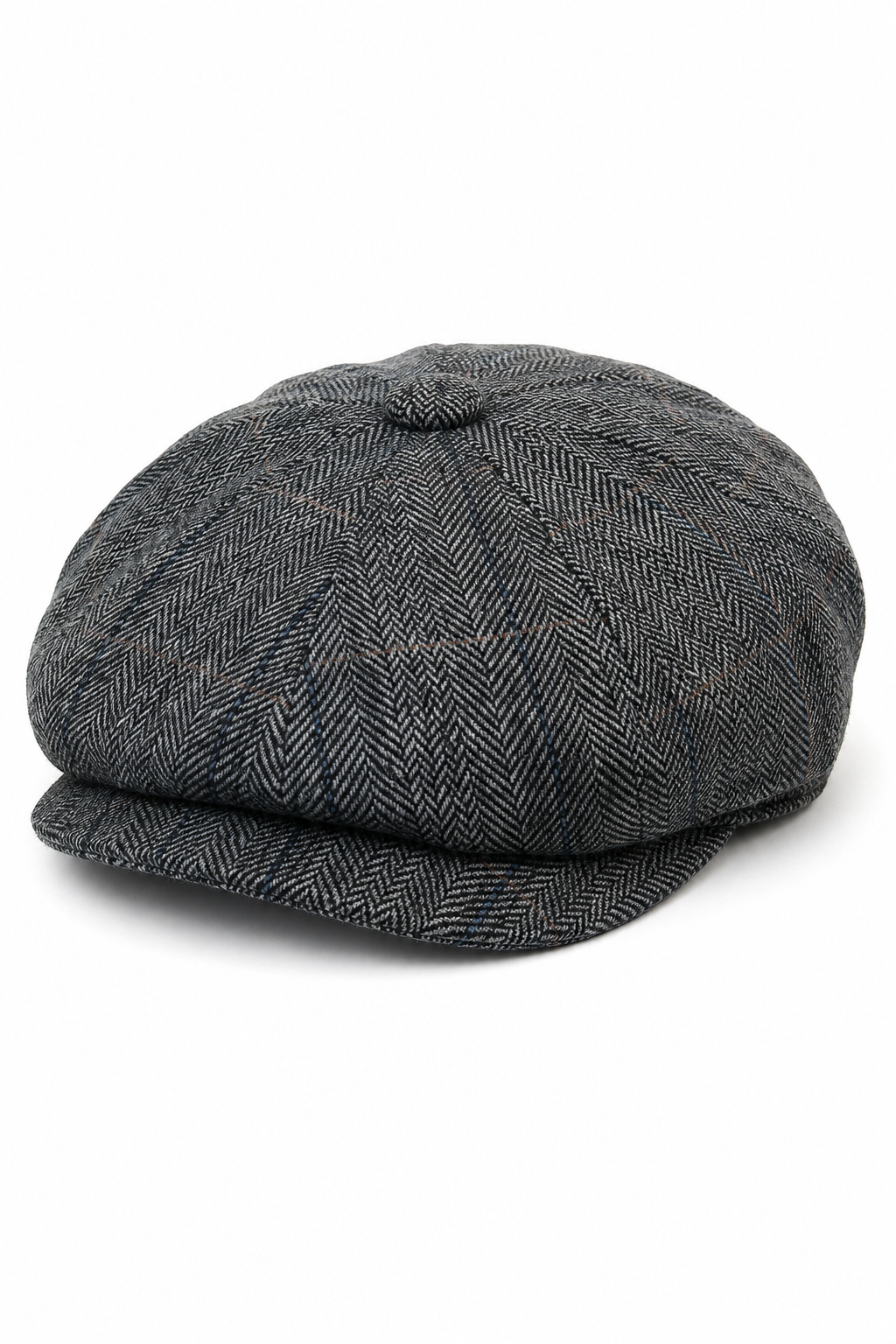 Șapcă bărbătească Peaky Blinders în carouri Tweed