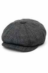 Șapcă bărbătească Peaky Blinders în carouri Tweed