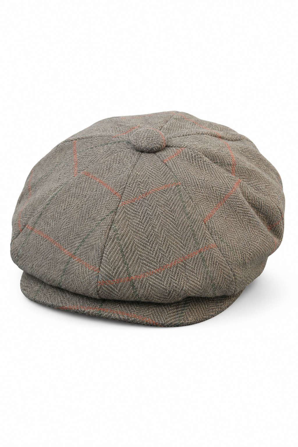 Șapcă bărbătească Peaky Blinders în carouri Tweed