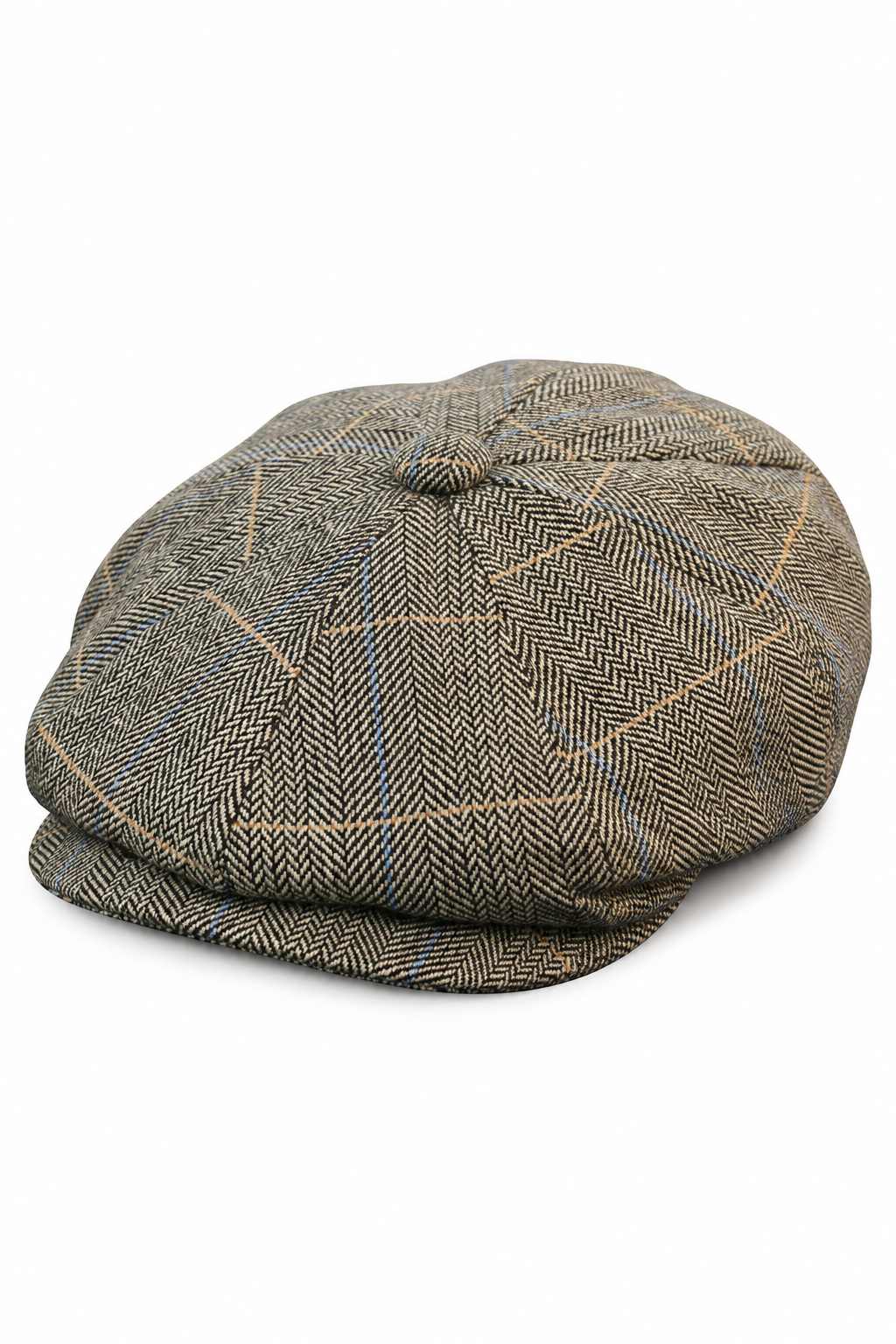 Șapcă bărbătească Peaky Blinders în carouri Tweed