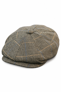 Șapcă bărbătească Peaky Blinders în carouri Tweed