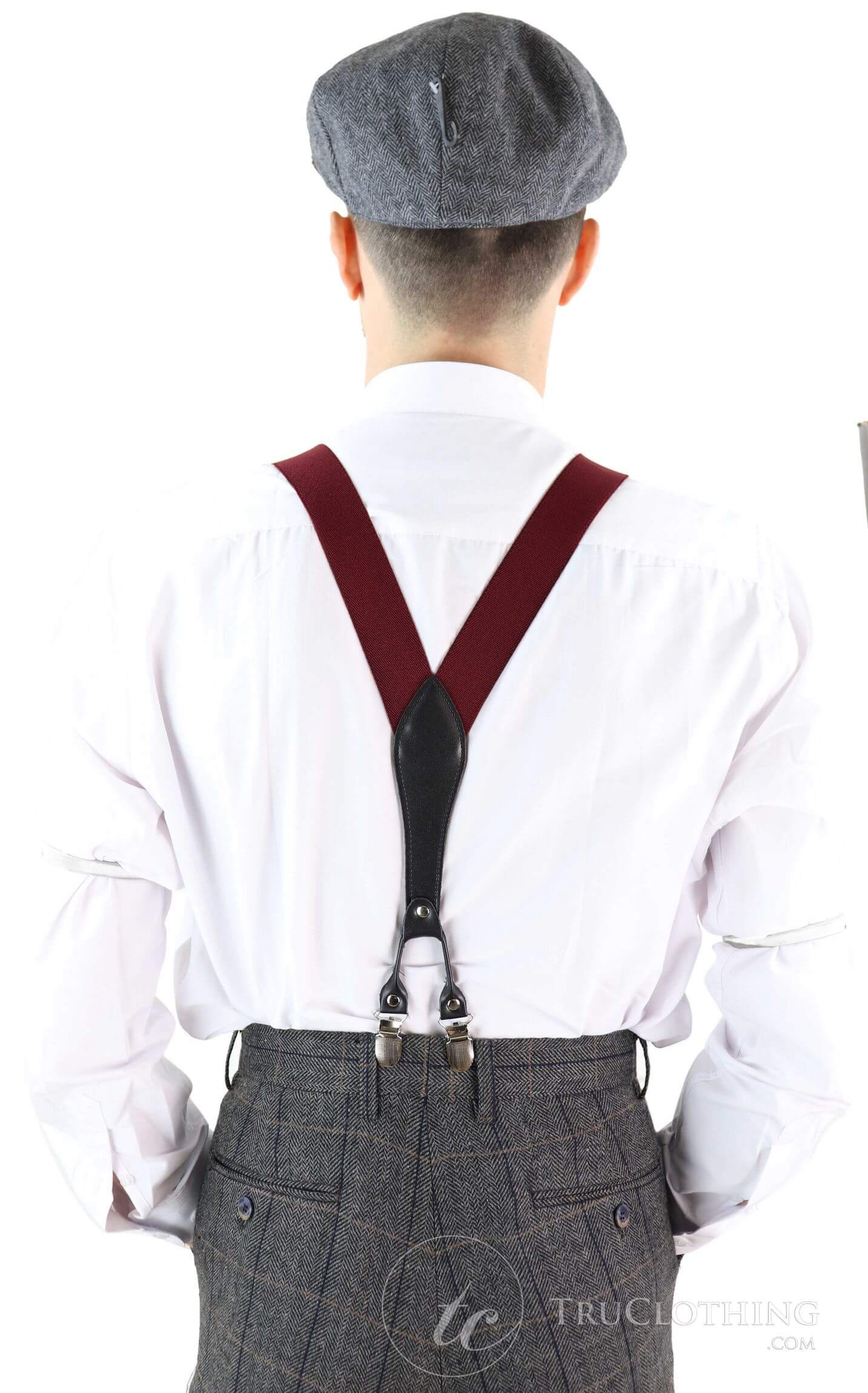 Mens Vintage Trouser Braces/Suspenders - Many Colours