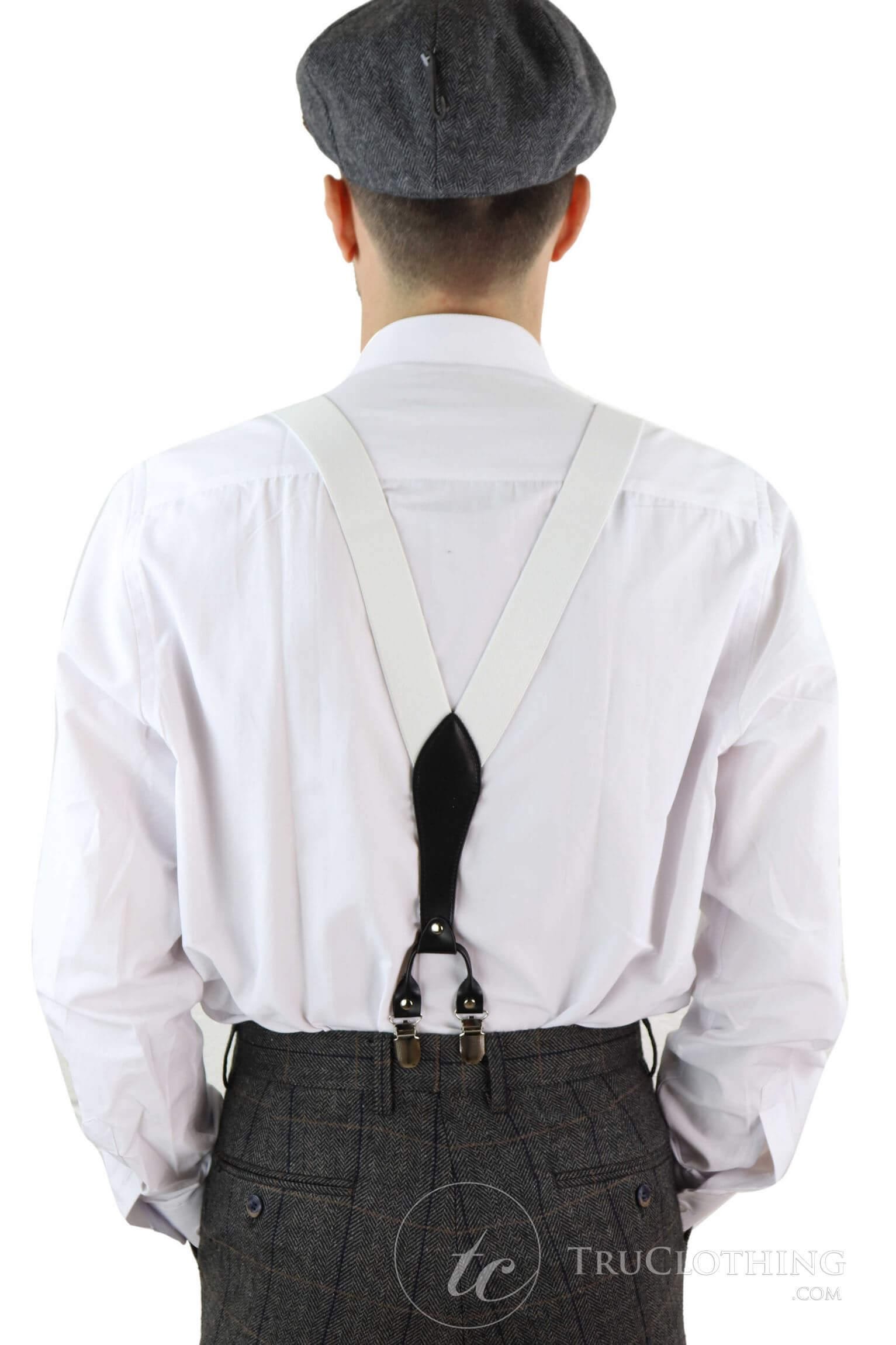 Mens Vintage Trouser Braces/Suspenders - Many Colours