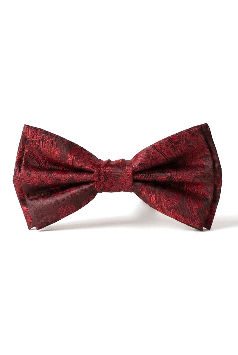 Set cadou butoni de manșetă cu papion de vin pentru bărbați