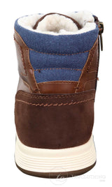 Mens Winter PU Leather Boots