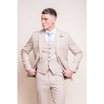 Miami - Men's Beige Wedding Blazer