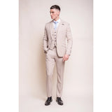Miami - Men's Beige Wedding Blazer