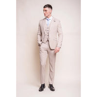 Miami - Men's Beige Wedding Blazer