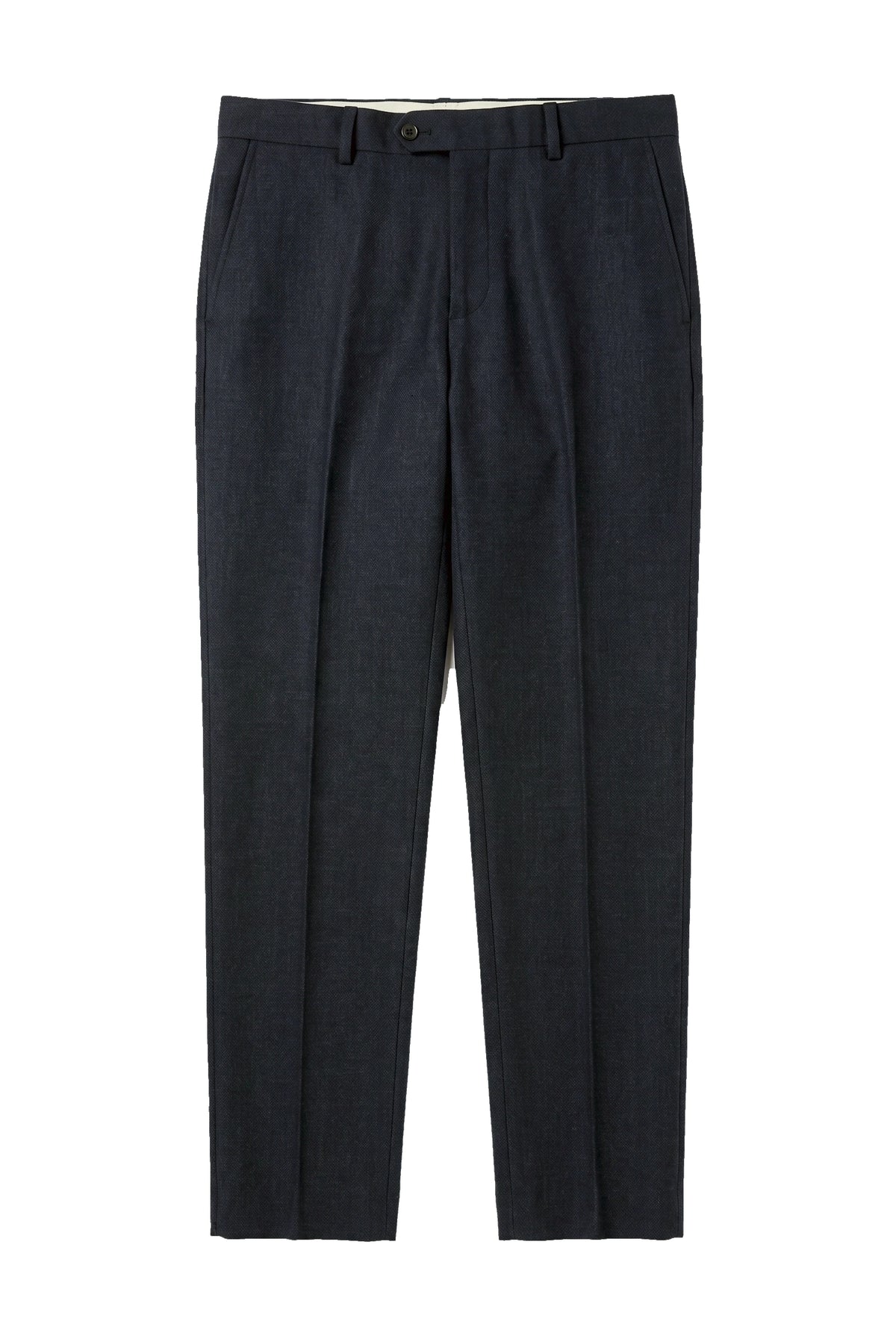 Oscar - Pantaloni bărbătești din tweed, bleumarin, din amestec de lână