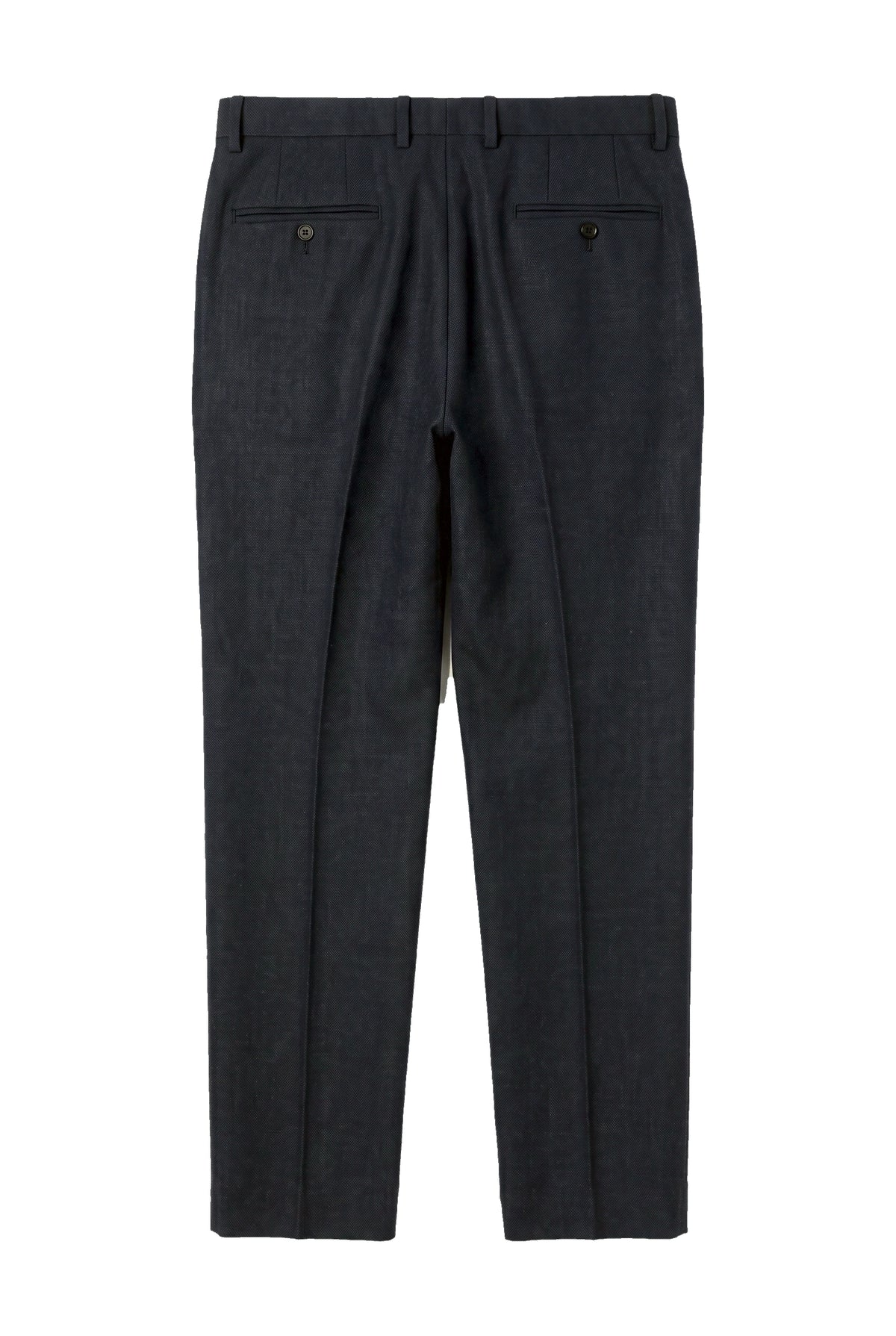 Oscar - Pantaloni bărbătești din tweed, bleumarin, din amestec de lână