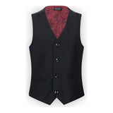 Boys 3 Piece Black Tailored Fit Complete Suit Classic Wedding Mourning Funeral