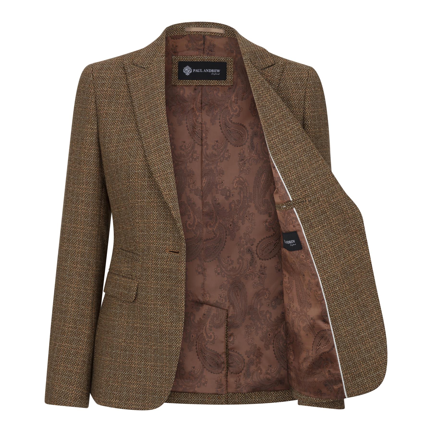 Ralph - Sacou croit croit din tweed maro pentru femei