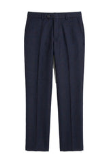 Regent - Pantaloni bărbătești în carouri bleumarin