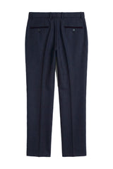 Regent - Pantaloni bărbătești în carouri bleumarin