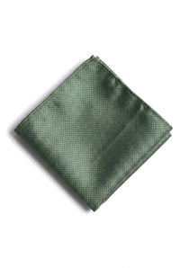 Set cadou cravată verde texturată din satin de mătase, butoni de manșetă, cravată din satin mat