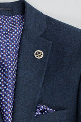 Costum bărbătesc bleumarin Peaky Blinders din lână