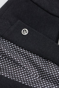 Costum bărbătesc negru vintage din anii 1920