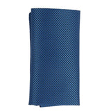 Men's Tie Pocket Sqaure Set Formal Solid Necktie - Blue