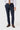 Thomas - Pantaloni bărbătești din tweed cu model herringbone, bleumarin, din amestec de lână