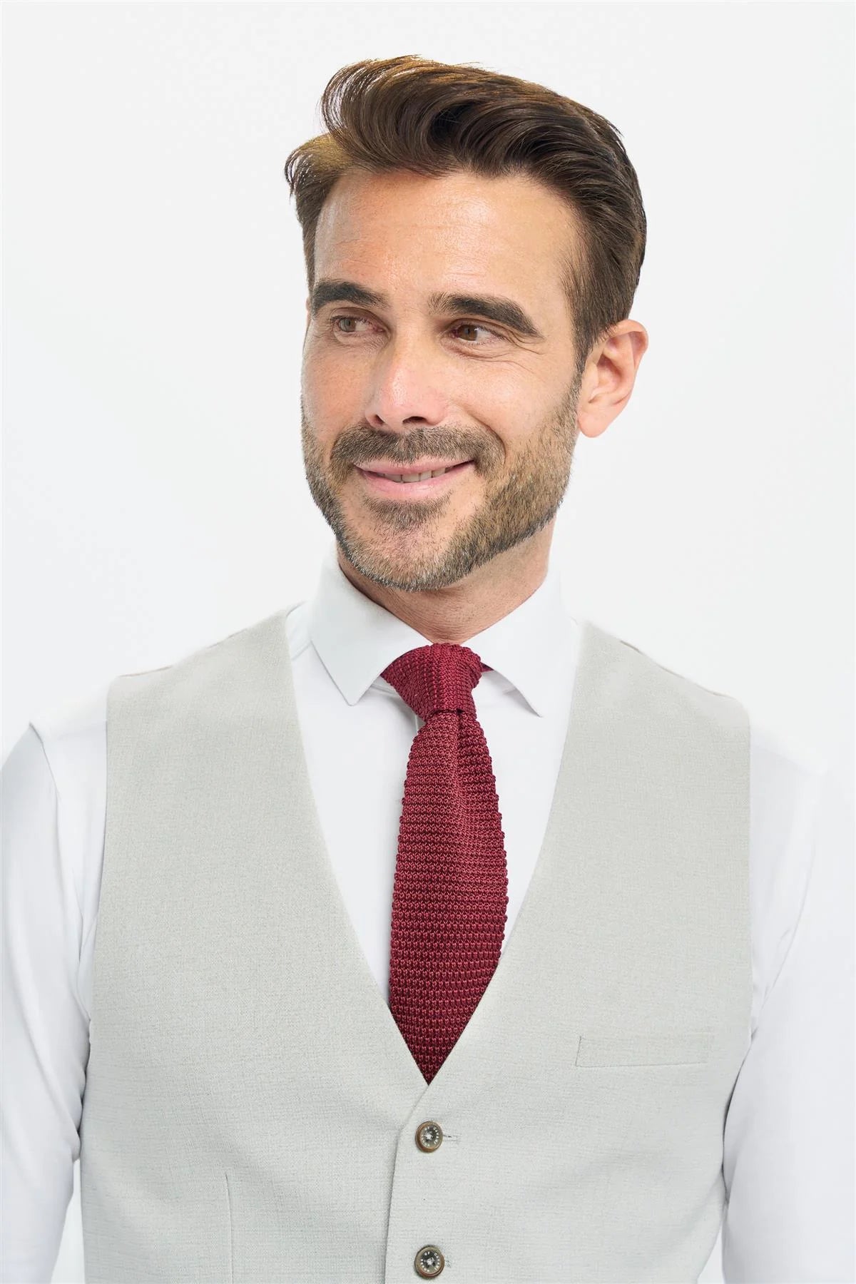 Tropez - Vestă gri pentru bărbați