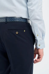 Tropez - Pantaloni formali bleumarin pentru bărbați