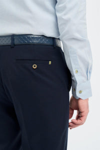 Tropez - Pantaloni formali bleumarin pentru bărbați