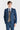 Costum Viceroy bleumarin cu vestă Harris Brown Tweed contrastantă