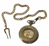 Automatic Mechanical Vintage Pocket Watch-Gold