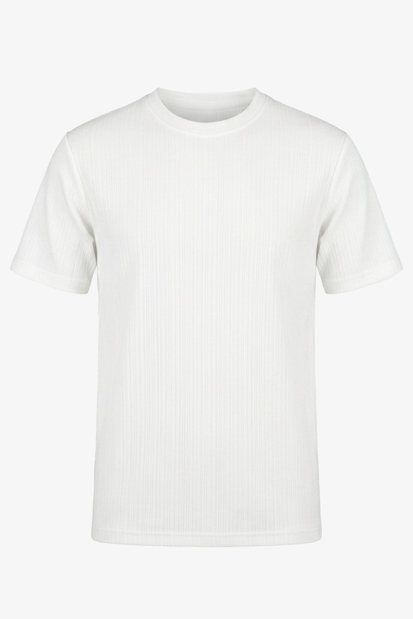 Tricou clasic cu nervuri albe pentru bărbați